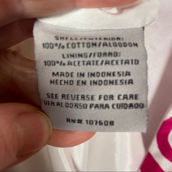 LESLIE FAY Graphic design shift Pink/green. Size 8 - Picture 4 of 7